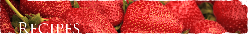 Strawberries with Products Label